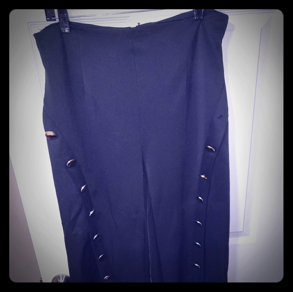 NEW! STYLISH Buttons down leg Dress Pants